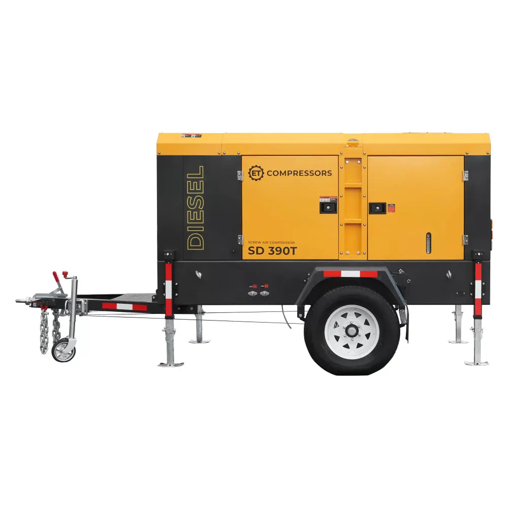 Передвижной компрессор ET SD-390T-10 на шасси