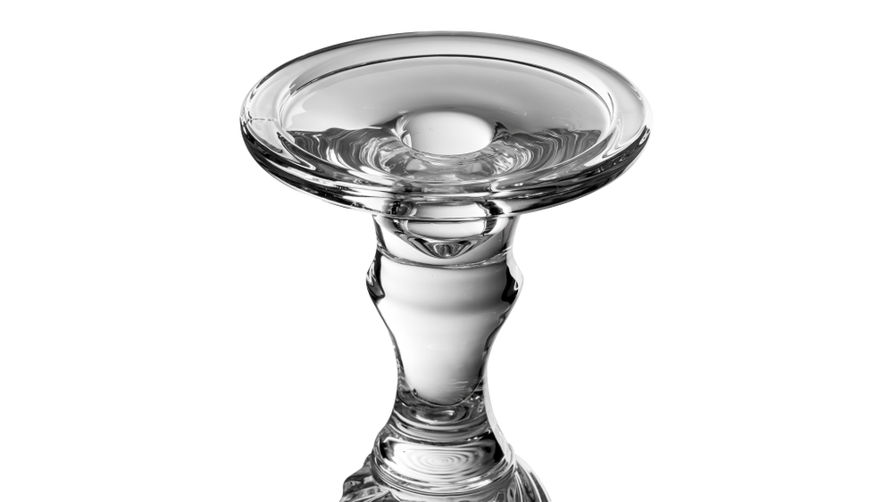 Подсвечник стеклянный 12х30см Rasteli