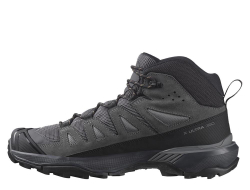 Кроссовки для бега мужские Salomon X Ultra 360 Leather Mid Gore-Tex M черно-серые