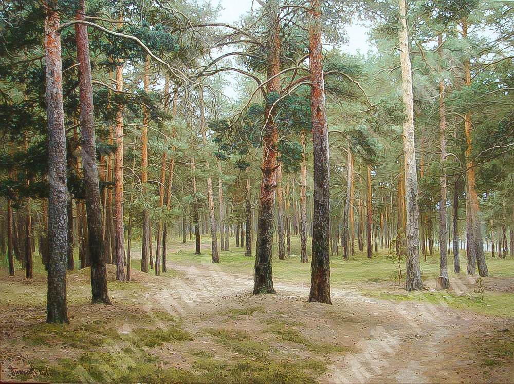 Плотников В.В. Родные просторы. Холст, масло. Россия, 2015 г.