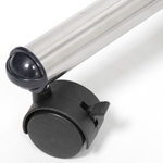 Вешалка напольная 145х41х160 см, с колесами, телескоп, Y384, хром