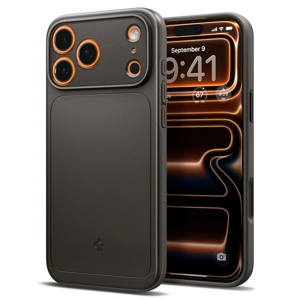 Чехол Spigen Thin Fit Magsafe для iPhone 17 Pro Max стальной
