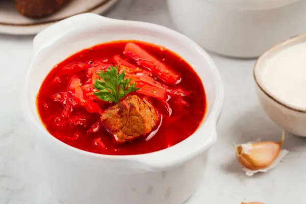 Борщ с телятиной