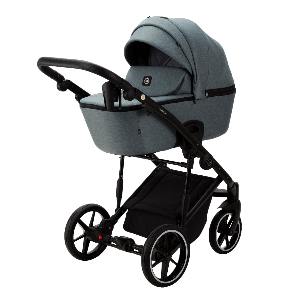Детская универсальная коляска Adamex MOBI LUX TK-54 (2в1) Серая ткань