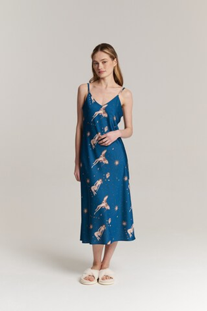 Шелковая комбинация макси - греческий завтрак