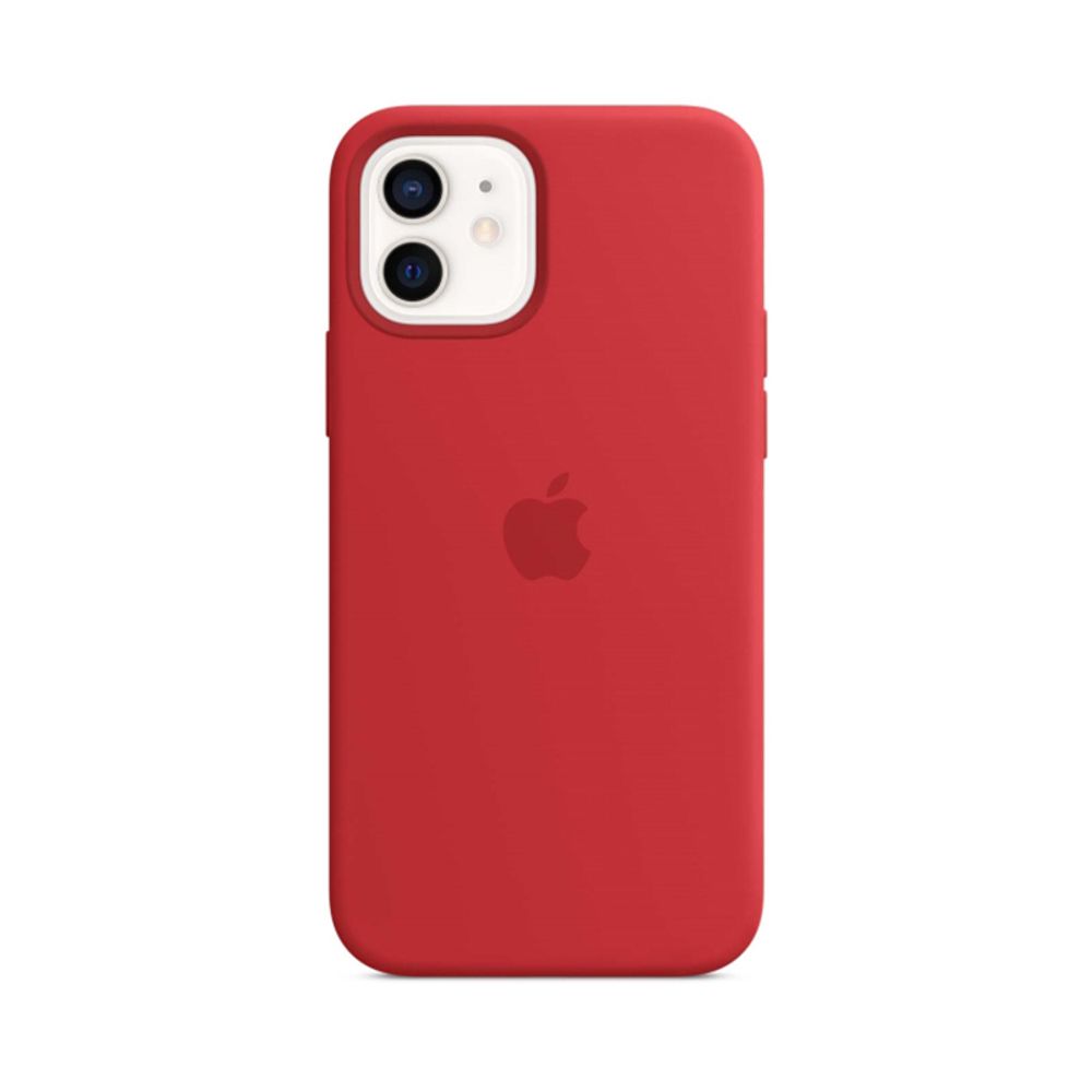 Чехол для iPhone Apple iPhone 12/12 Pro Silicone Case RED