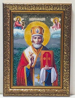 Икона " Святой Николай Чудотворец"37-27см