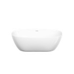 Акриловая ванна Sancos Oval 1700x800x580 мм, отдельностоящая, овальная, с каркасом, со сливом-переливом, донным клапаном"сlick-сlack", цвет белый, арт. FB21