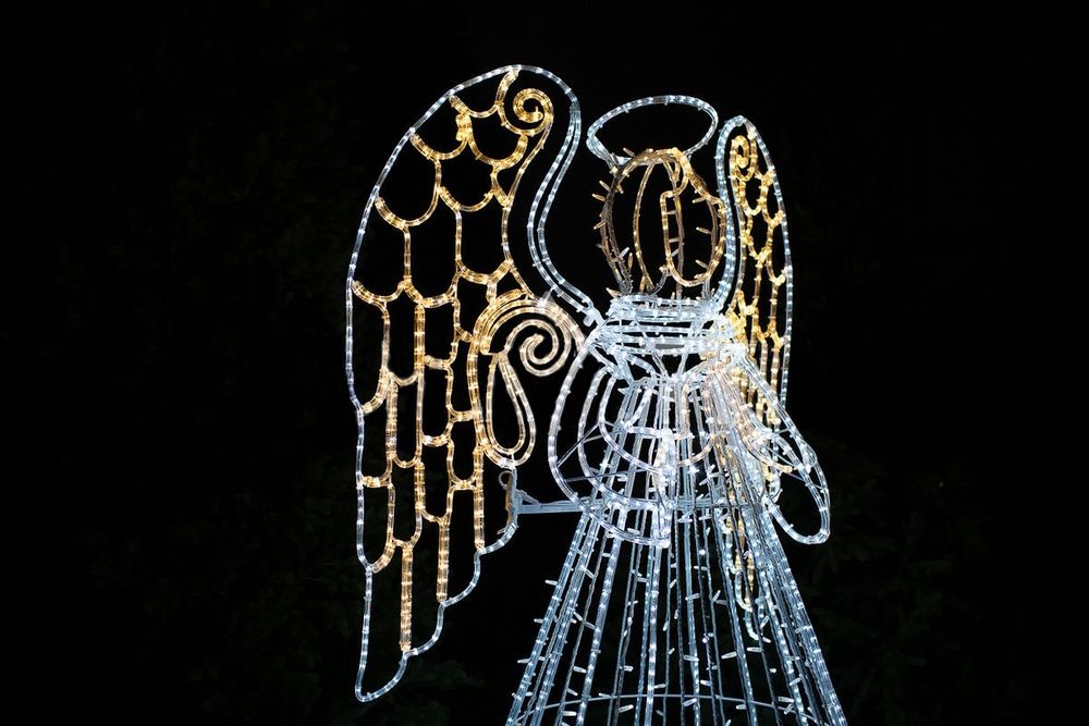 Светодиодная фигура "Ангел"