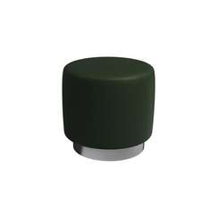 Вермонт Пуфик PV-1 Latte Lux 412/Серебро 450*450*425