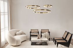 Подвесной светодиодный светильник Maytoni Saturno MOD415PL-L36BS4K