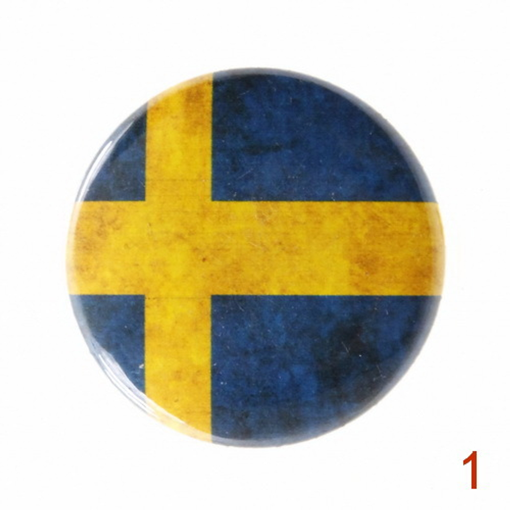 Значок Флаг Швеции 36 мм