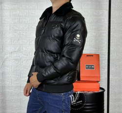 Куртка Philipp Plein зимняя с мехом премиум