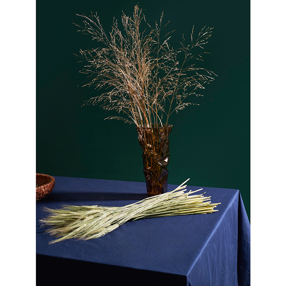 Ваза crumpl, 32 см, коричневая