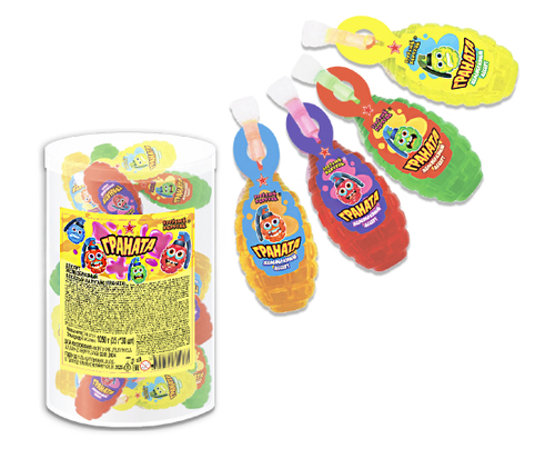 Десерт желеобразный Весёлый напугай® (Граната), 8*30*35гр