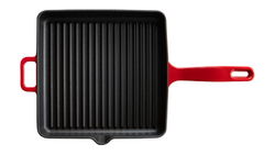 Сковорода-гриль 25х25см Voeux L'amour красная