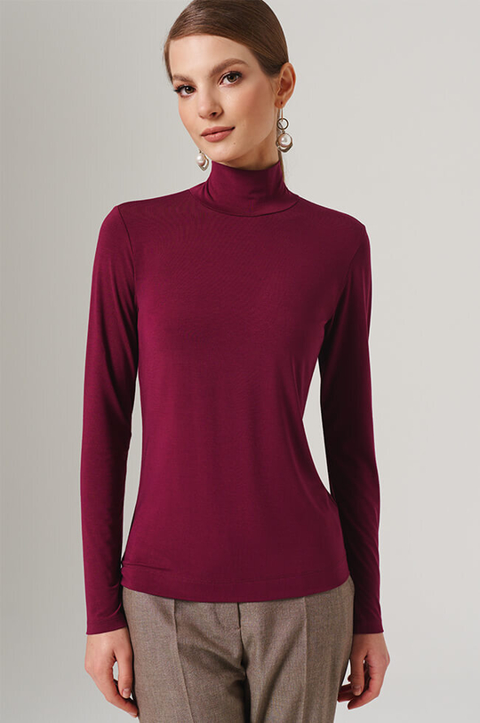 23133 Водолазка женская (бордовый)