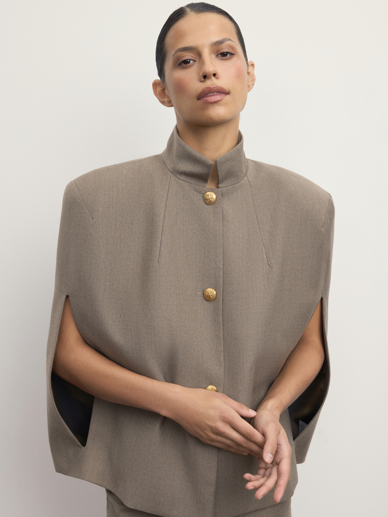 Кейп "Vintage" бежевый