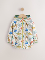 Куртка непромокаемая с капюшоном для мальчика Next Q61-754, Молочный