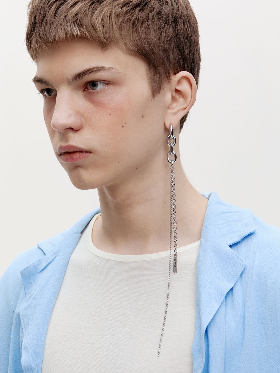 УДЛИНЕННАЯ МОНОСЕРЬГА "DOUBLE LONG"