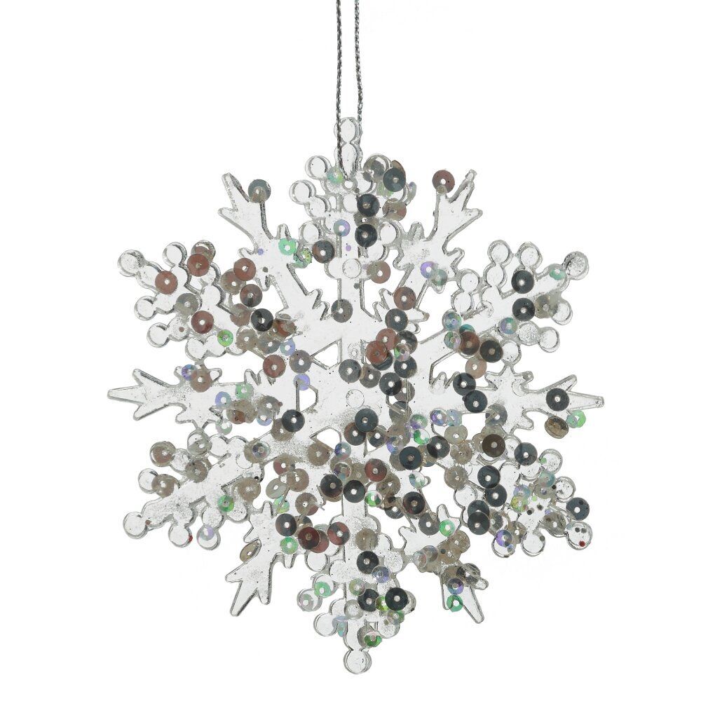 GAEM Украшение новогоднее "Снежинка", L9,5 W0,2 H10 см