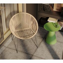 Столик кофейный Marius, Ø50 см, зеленый