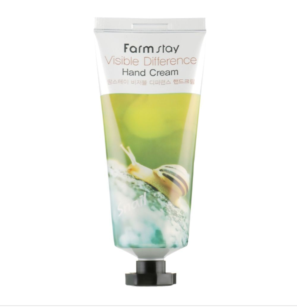 Крем для рук с экстрактом улитки FarmStay Visible Difference Hand Cream Snail 100 мл