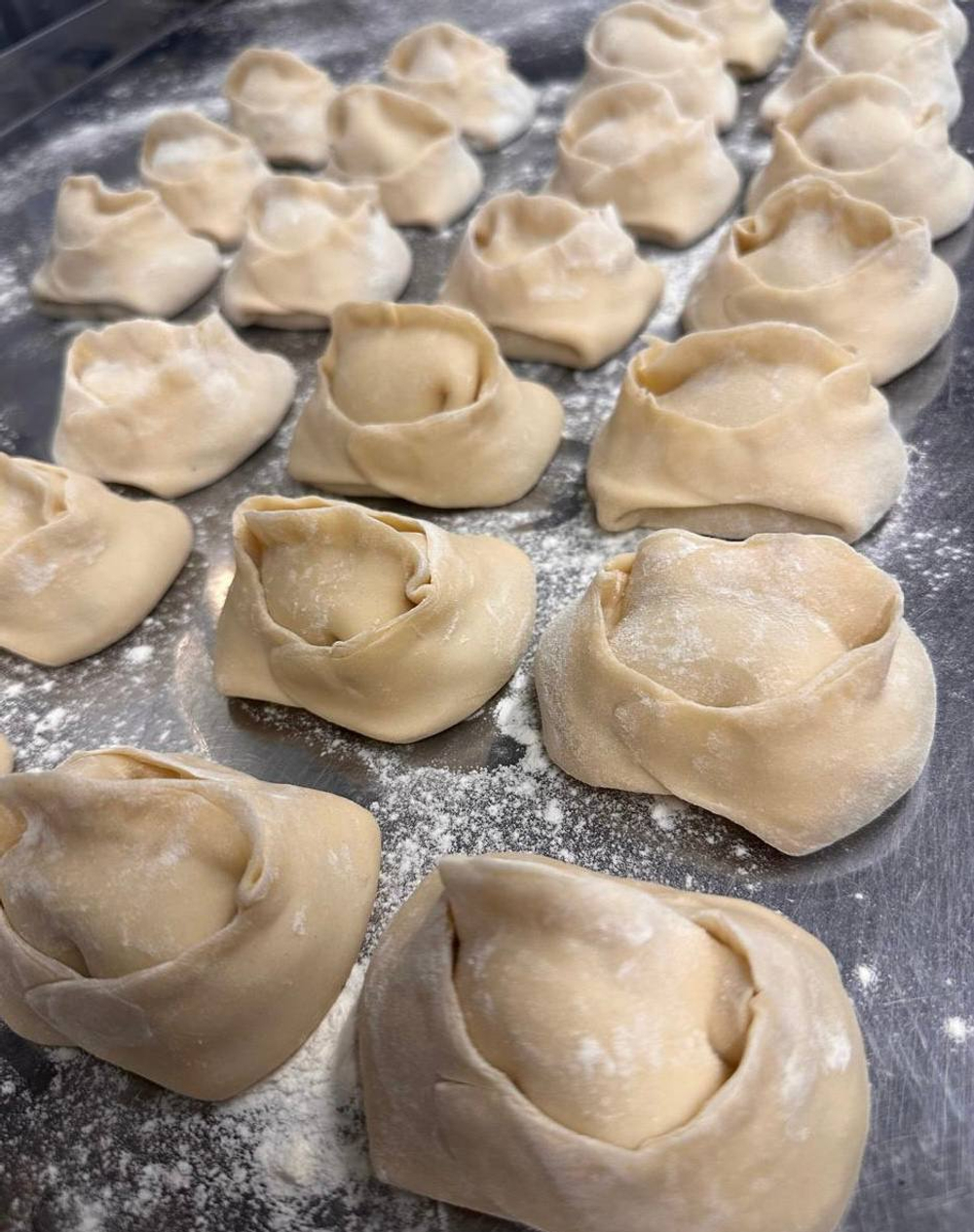 манты с бараниной