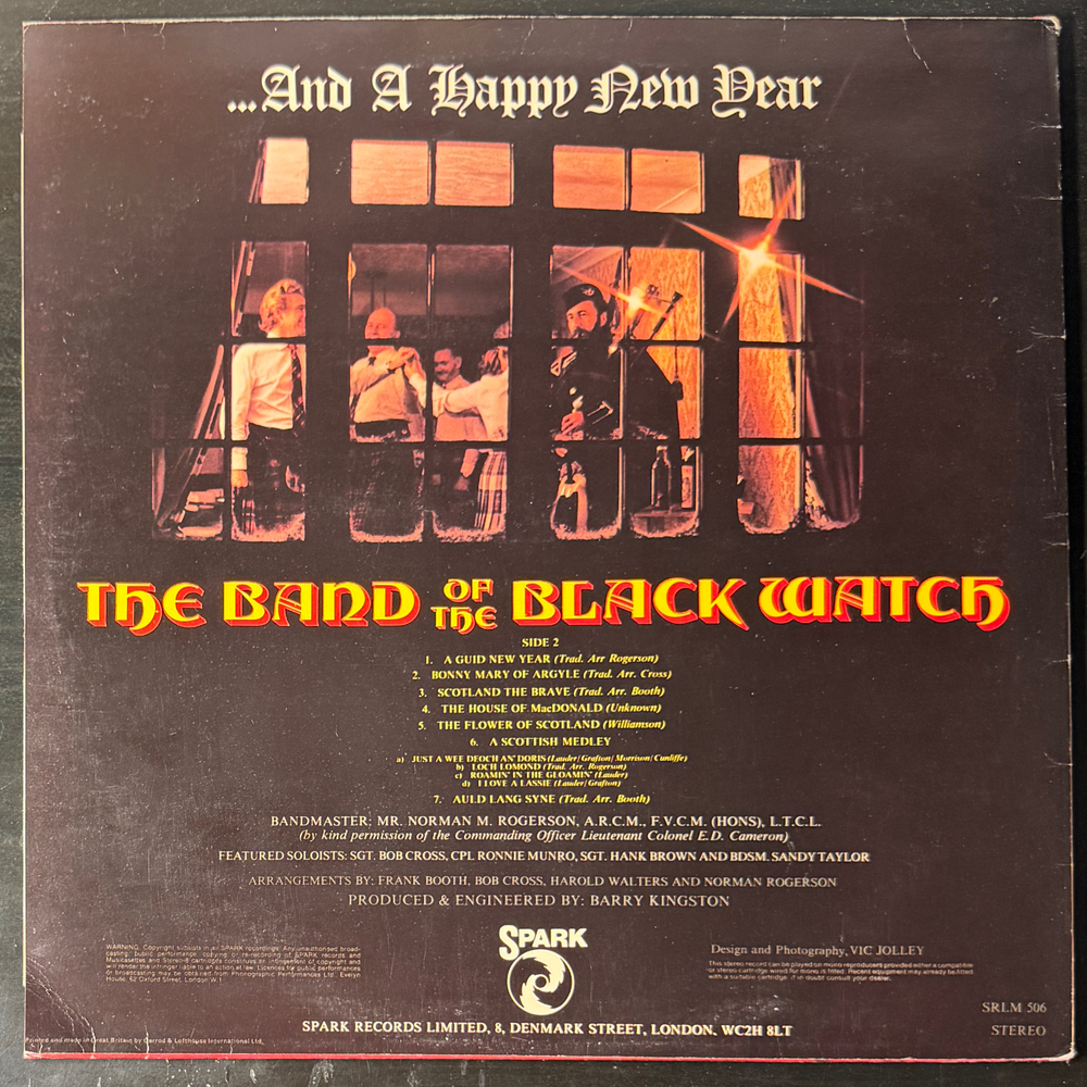 The Band Of The Black Watch – We Wish You A Merry Christmas (Англия 1976г.) Т