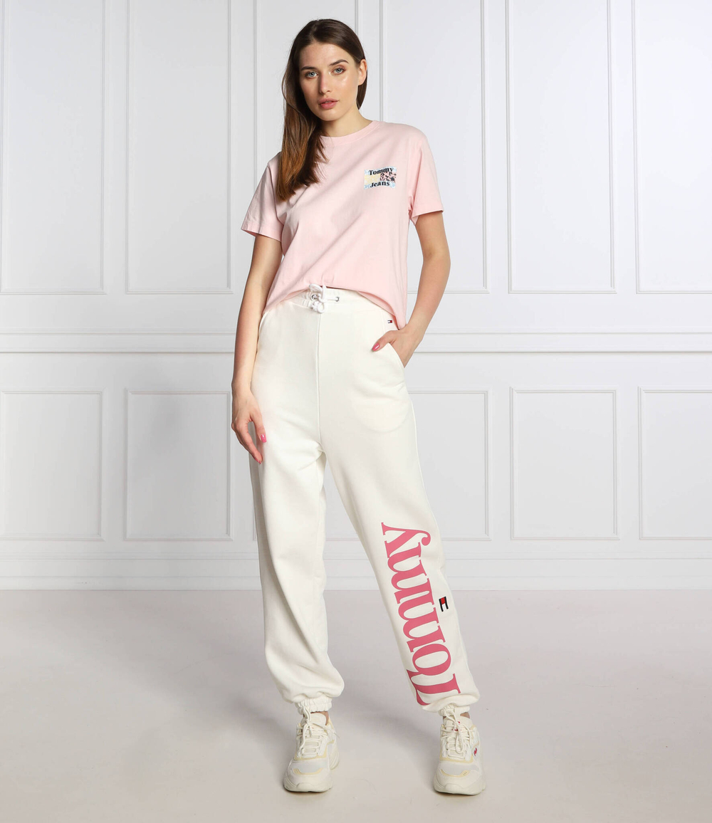 спортивные штаны Tommy Jeans - кремовый(DW0DW13760)