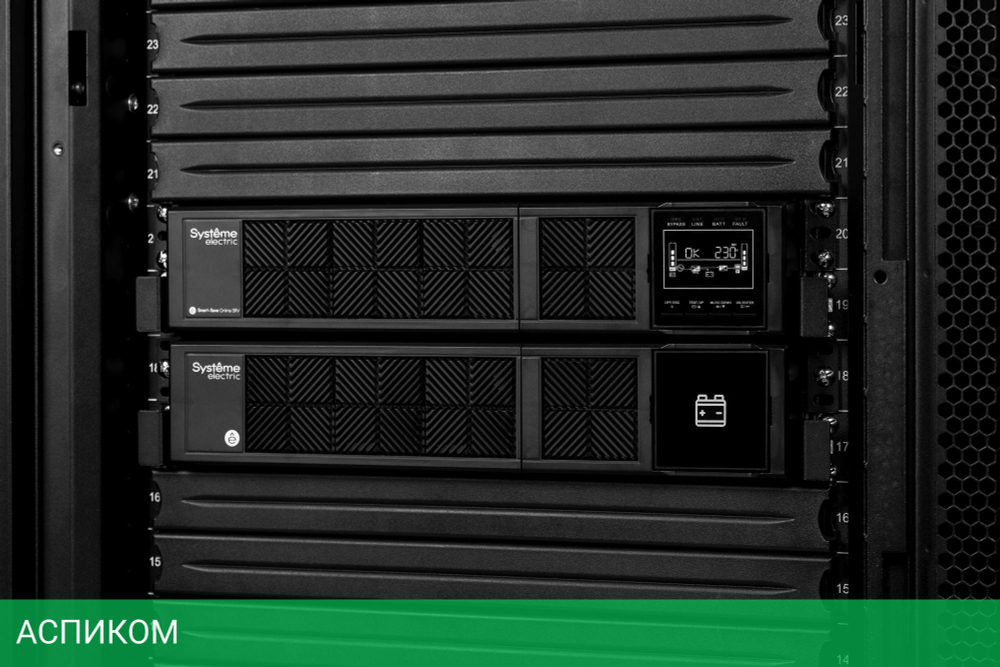 Источник бесперебойного питания Systeme Electriс SRV черный (SRVSE6KRTXLI4U)