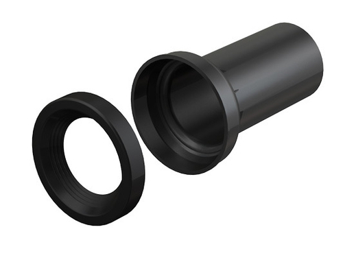 Трубка для инсталляции с рез. Ф90 х 300мм  АВА  (9/1шт)