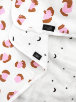 Муслиновое утеплённое одеяло Mjölk Леопард