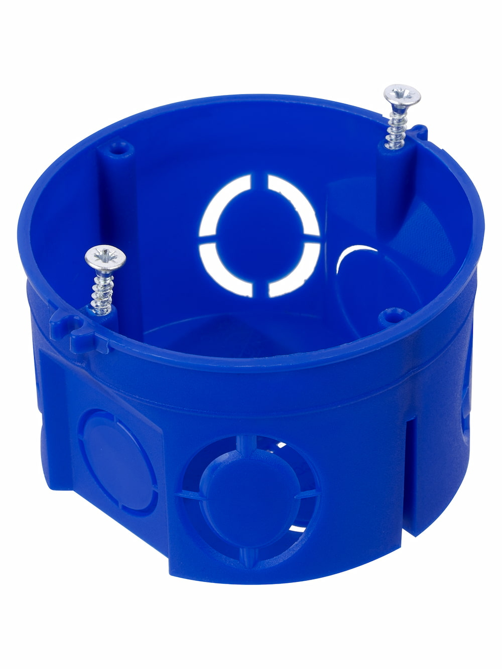 Коробка установочная синяя СП D68х42мм IP20 саморезы TDM