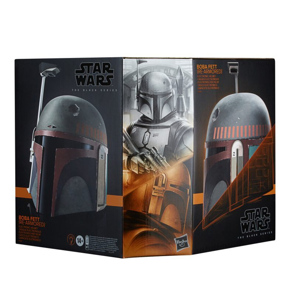 Hasbro Star Wars The Black Series - Электронный шлем Boba Fett (Re-Armored) F5281