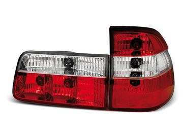Задние фонари Bmw 5 E39 red white
