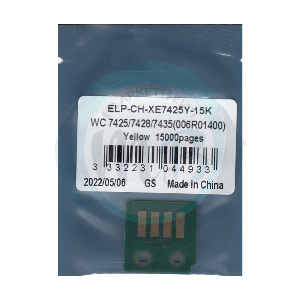 Чип ELP для картриджа Xerox WorkCentre 7425/7428/7435 (006R01400) Yellow, 15K