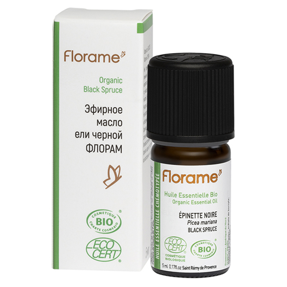 Эфирное масло ЕЛИ ЧЕРНОЙ Florame, 5 мл