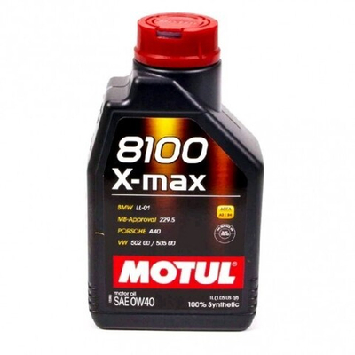MOTUL Синтетическое масло 8100 X-max SAE 0W40 1л MOTUL 104531