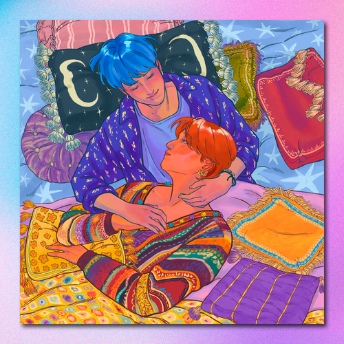 Арт принт / pepe roni / ATEEZ / Уджуны #1