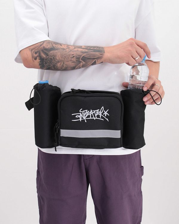 Сумка поясная Anteater Doublebag Черная - фото 1