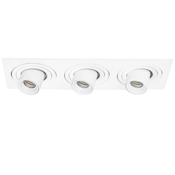 Комплект из светильника и рамки Lightstar Intero Tubo (217536+217162+217162+217162) i536162