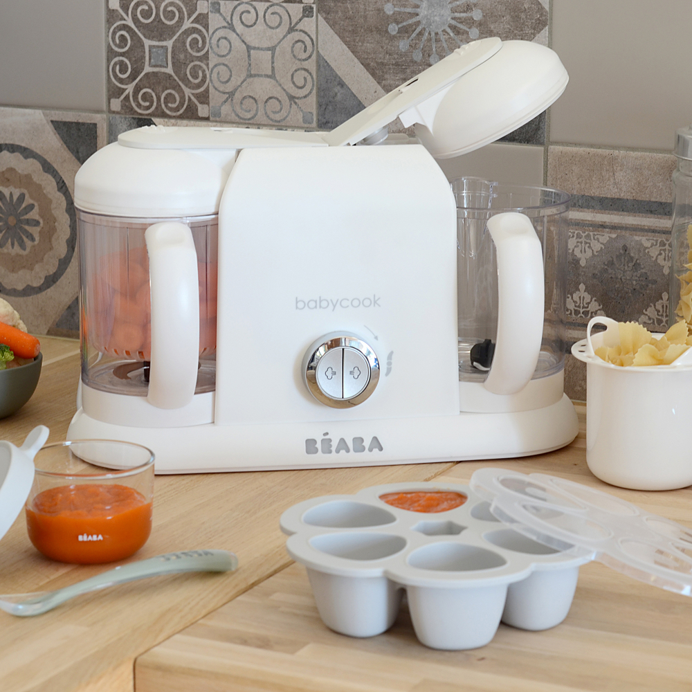 Блендер-пароварка для детского питания 5 в 1 BEABA Babycook DUO белый