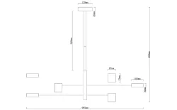 Люстра на штанге Arte Lamp STANLEY