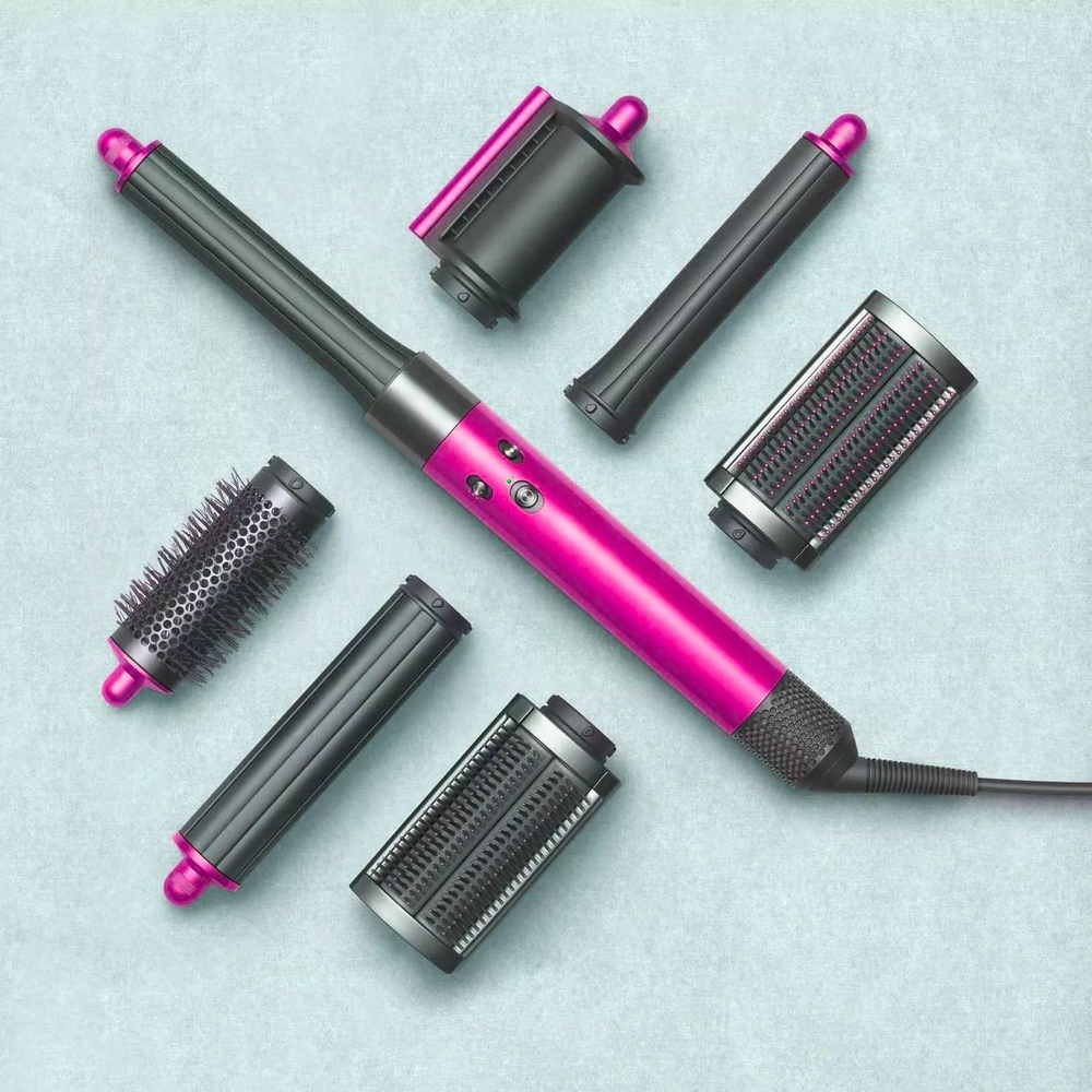 Стайлер Dyson Airwrap HS05 Complete Long, фуксия/никель (Fucsia/Nickel)