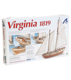 Сборная деревянная модель корабля Artesania Latina VIRGINIA AMERICAN SCHOONER, 1/41