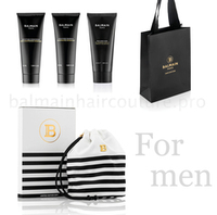 Balmain Hair Couture Мужской набор дорожный (Гель для волос и тела 50 мл, Шампунь 50 мл и Кондиционер 50 мл уплотняющие, Сумочка)