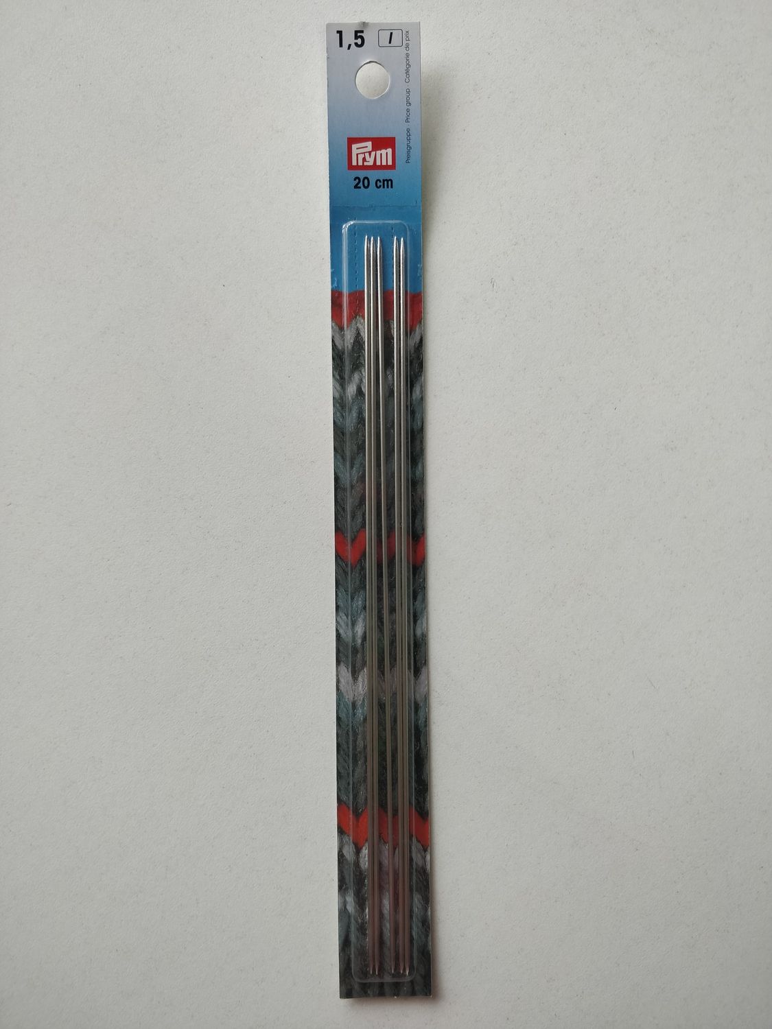 Prym чулочные спицы 20см алюминий, размеры в ассортименте