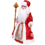 Дед Мороз музыкальный «Сказочное представление» 40 см (красная шубка)