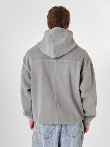 Серая хлопковая худи Laine